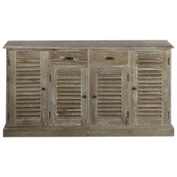 vidaXL Sideboard Mindiholz Massiv 145x32,5x77 cm
