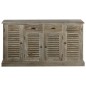 vidaXL Sideboard Mindiholz Massiv 145x32,5x77 cm vidaXL Sideboard Mindiholz Massiv 145x32,5x77 cm