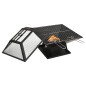 vidaXL 2in1 Feuerschale und Grill mit Schürhaken 46,5x46,5x37 cm Stahl vidaXL 2in1 Feuerschale und Grill mit Schürhaken 46,5x46,5x37 cm Stahl