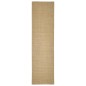 vidaXL Teppich Natur Sisal 66x250 cm vidaXL Teppich Natur Sisal 66x250 cm