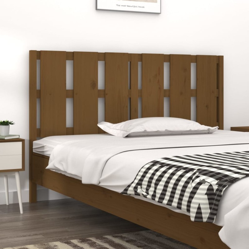 vidaXL Bett-Kopfteil Honigbraun 155,5x4x100 cm Massivholz Kiefer vidaXL Bett-Kopfteil Honigbraun 155,5x4x100 cm Massivholz Kiefer