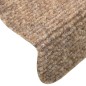 vidaXL Selbstklebende Treppenmatten 5 Stk. Creme 65x21x4cm Nadelvlies vidaXL Selbstklebende Treppenmatten 5 Stk. Creme 65x21x4cm Nadelvlies