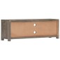 vidaXL TV-Schrank Grau 120x30x40 cm Massivholz Mango vidaXL TV-Schrank Grau 120x30x40 cm Massivholz Mango