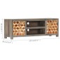 vidaXL TV-Schrank Grau 120x30x40 cm Massivholz Mango vidaXL TV-Schrank Grau 120x30x40 cm Massivholz Mango