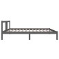vidaXL Massivholzbett Grau 100x200 cm vidaXL Massivholzbett Grau 100x200 cm