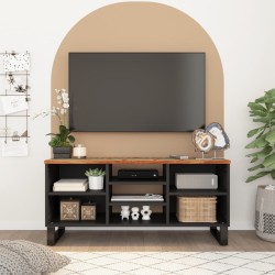 vidaXL TV-Schrank 100x33x46 cm Altholz Massiv & Holzwerkstoff