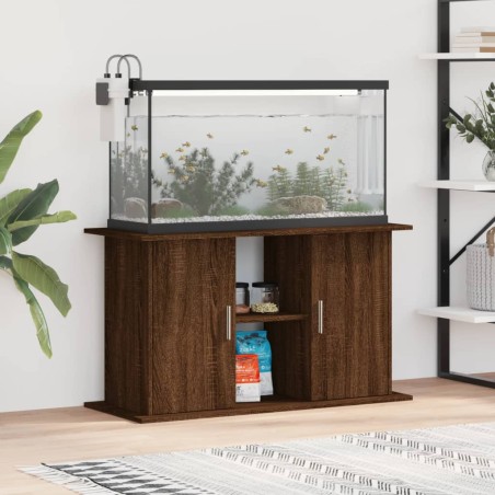 vidaXL Aquariumständer Braun Eichen-Optik 101x41x58 cm Holzwerkstoff
