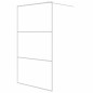 vidaXL Duschwand für Begehbare Dusche Weiß 115x195 cm ESG-Klarglas vidaXL Duschwand für Begehbare Dusche Weiß 115x195 cm ESG-Klarglas