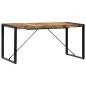 vidaXL Esstisch 160x80x75 cm Altholz Massiv