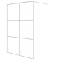 vidaXL Duschwand für Begehbare Dusche Weiß 140x195 cm ESG-Klarglas vidaXL Duschwand für Begehbare Dusche Weiß 140x195 cm ESG-Klarglas