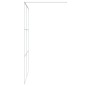 vidaXL Duschwand für Begehbare Dusche Weiß 140x195 cm ESG-Klarglas vidaXL Duschwand für Begehbare Dusche Weiß 140x195 cm ESG-Klarglas