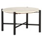 vidaXL Couchtisch Weiß 60×60×35 cm Echtstein in Marmoroptik vidaXL Couchtisch Weiß 60×60×35 cm Echtstein in Marmoroptik
