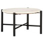 vidaXL Couchtisch Weiß 60×60×35 cm Echtstein in Marmoroptik vidaXL Couchtisch Weiß 60×60×35 cm Echtstein in Marmoroptik