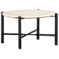 vidaXL Couchtisch Weiß 60×60×35 cm Echtstein in Marmoroptik vidaXL Couchtisch Weiß 60×60×35 cm Echtstein in Marmoroptik