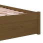 vidaXL Massivholzbett Honigbraun 75x190 cm vidaXL Massivholzbett Honigbraun 75x190 cm