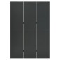 vidaXL 3-tlg. Raumteiler Anthrazit 120x180 cm Stahl vidaXL 3-tlg. Raumteiler Anthrazit 120x180 cm Stahl