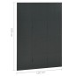 vidaXL 3-tlg. Raumteiler Anthrazit 120x180 cm Stahl vidaXL 3-tlg. Raumteiler Anthrazit 120x180 cm Stahl