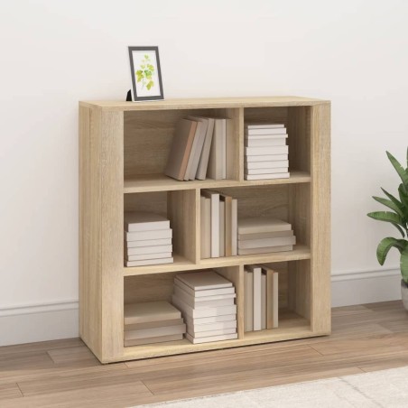 vidaXL Sideboard Sonoma-Eiche 80x30x80 cm Holzwerkstoff