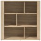 vidaXL Sideboard Sonoma-Eiche 80x30x80 cm Holzwerkstoff vidaXL Sideboard Sonoma-Eiche 80x30x80 cm Holzwerkstoff