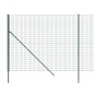 vidaXL Maschendrahtzaun Grün 2,2x25 m Verzinkter Stahl vidaXL Maschendrahtzaun Grün 2,2x25 m Verzinkter Stahl