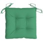 Stuhlkissen 2 Stk. Grün 40x40x7 cm Oxford-Gewebe Stuhlkissen 2 Stk. Grün 40x40x7 cm Oxford-Gewebe