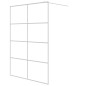 vidaXL Duschwand für Begehbare Dusche Weiß 140x195 cm ESG-Klarglas vidaXL Duschwand für Begehbare Dusche Weiß 140x195 cm ESG-Klarglas