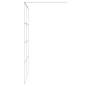 vidaXL Duschwand für Begehbare Dusche Weiß 140x195 cm ESG-Klarglas vidaXL Duschwand für Begehbare Dusche Weiß 140x195 cm ESG-Klarglas
