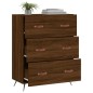 vidaXL Kommode Braun Eichen-Optik 69,5x34x90 cm Holzwerkstoff vidaXL Kommode Braun Eichen-Optik 69,5x34x90 cm Holzwerkstoff
