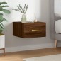 vidaXL Wand-Nachttisch Braun Eichen-Optik 35x35x20 cm vidaXL Wand-Nachttisch Braun Eichen-Optik 35x35x20 cm