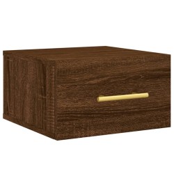 vidaXL Wand-Nachttisch Braun Eichen-Optik 35x35x20 cm