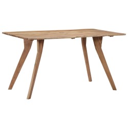 vidaXL Esstisch 140 x 80 x 76 cm Massivholz Akazie