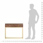 vidaXL Konsolentisch 90×30×75 cm Massivholz Mango