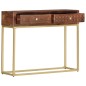 vidaXL Konsolentisch 90×30×75 cm Massivholz Mango