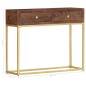 vidaXL Konsolentisch 90×30×75 cm Massivholz Mango