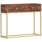 vidaXL Konsolentisch 90×30×75 cm Massivholz Mango