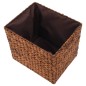 Sitzbank mit 3 Körben Seegras 105×40×42 cm Braun Sitzbank mit 3 Körben Seegras 105×40×42 cm Braun