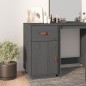 vidaXL Schreibtisch-Schrank Grau 40x50x75 cm Massivholz Kiefer vidaXL Schreibtisch-Schrank Grau 40x50x75 cm Massivholz Kiefer