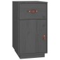 vidaXL Schreibtisch-Schrank Grau 40x50x75 cm Massivholz Kiefer vidaXL Schreibtisch-Schrank Grau 40x50x75 cm Massivholz Kiefer
