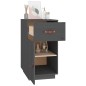 vidaXL Schreibtisch-Schrank Grau 40x50x75 cm Massivholz Kiefer vidaXL Schreibtisch-Schrank Grau 40x50x75 cm Massivholz Kiefer