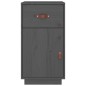 vidaXL Schreibtisch-Schrank Grau 40x50x75 cm Massivholz Kiefer vidaXL Schreibtisch-Schrank Grau 40x50x75 cm Massivholz Kiefer