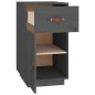 vidaXL Schreibtisch-Schrank Grau 40x50x75 cm Massivholz Kiefer vidaXL Schreibtisch-Schrank Grau 40x50x75 cm Massivholz Kiefer