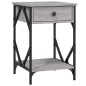 vidaXL Nachttisch Grau Sonoma 40x42x60 cm Holzwerkstoff vidaXL Nachttisch Grau Sonoma 40x42x60 cm Holzwerkstoff