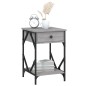 vidaXL Nachttisch Grau Sonoma 40x42x60 cm Holzwerkstoff vidaXL Nachttisch Grau Sonoma 40x42x60 cm Holzwerkstoff