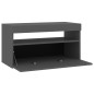 vidaXL TV-Schrank mit LED-Leuchten Grau 75x35x40 cm vidaXL TV-Schrank mit LED-Leuchten Grau 75x35x40 cm