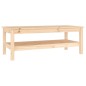 vidaXL Couchtisch 110x50x40 cm Massivholz Kiefer vidaXL Couchtisch 110x50x40 cm Massivholz Kiefer