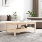 vidaXL Couchtisch 110x50x40 cm Massivholz Kiefer vidaXL Couchtisch 110x50x40 cm Massivholz Kiefer