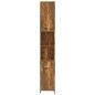 vidaXL Badezimmerschrank Räuchereiche 30x30x183,5 cm Holzwerkstoff vidaXL Badezimmerschrank Räuchereiche 30x30x183,5 cm Holzwerkstoff