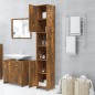 vidaXL Badezimmerschrank Räuchereiche 30x30x183,5 cm Holzwerkstoff vidaXL Badezimmerschrank Räuchereiche 30x30x183,5 cm Holzwerkstoff