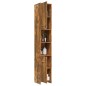 vidaXL Badezimmerschrank Räuchereiche 30x30x183,5 cm Holzwerkstoff vidaXL Badezimmerschrank Räuchereiche 30x30x183,5 cm Holzwerkstoff