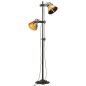 vidaXL Stehlampe mit 2 Lampenschirmen Mehrfarbig E27 vidaXL Stehlampe mit 2 Lampenschirmen Mehrfarbig E27